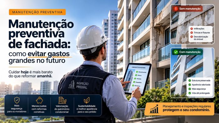 Manutenção preventiva de fachada: como evitar gastos grandes no futuro